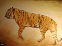 Whimsical Animals - Mystic Tiger - Oil